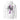 Back view of a Hoodie in White. Large expressive brush-script lettering reading "aWolf" spans the upper back, layered over a color-blocked stripe panel with fine linework illustration behind it. Beside it, a small graffiti-style character mark for "终焉" (Finality) sits next to vertical HUD-style readout text: "LOGIN SUCCESSFUL," "NO PATCH NOTES >>," and "INPUT FINALIZED..."