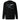 Back view of an sweatshirt in black. Design is a structured typographic design across the upper back. The composition features a numbered sequence from one to six, each paired with Latin or pseudo-Latin text. The layout is horizontal with thin dividing lines and varied type treatments, creating a grid-like visual system.