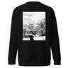 ONCE MORE sweatshirt, black, back only, back, ghost