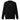 Front view of an sweatshirt in black. Design is a small, embroidered red patch on the left chest featuring the white line art of an Astral Express ticket from Honkai: Star Rail.