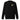 Front view of a sweatshirt in Black. A small circular emblem sits on the left chest: a gold ring lettered "MIRACULUM IN CAELO NUMQUAM CADET" in white capitals, with a white winged spearhead standing through its centre and swept wings running out to either side.