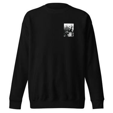 ONCE MORE sweatshirt, black, full, front, ghost