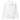 Front view of an sweatshirt in white. Design features a small logo on the upper chest featuring the words "spook shack" in a stacked, stylized font, with abstract horizontal brush strokes layered behind the text.