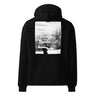 ONCE MORE oversized hoodie, black, back only, back, ghost
