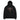 GRAVEYARD SHIFT oversized hoodie, black, front, flat