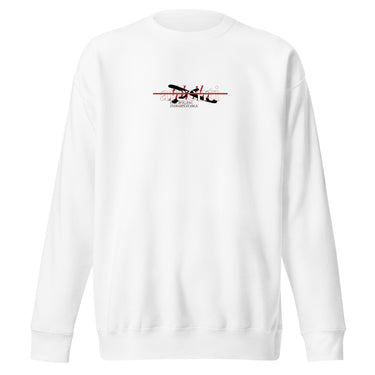Front view of a solid-colored sweatshirt. A small graphic on the chest features the word "Argenti" in a high-contrast, stylized script font, bisected by a thin horizontal line.