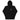 Front view of a solid-colored hoodie. A small graphic on the left chest features a cluster of abstract geometric shapes within a fine-line, scaffolding-like frame.