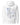 Back view of a solid-colored hoodie. A large graphic on the upper back features a line-art portrait of the character Jingliu from Honkai: Star Rail. The design is layered with large, elegant script text and abstract background splotches.