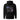 Back view of a solid-colored hoodie. A large graphic on the upper back features an inverted, fine-line illustration of the character Silver Wolf from Honkai: Star Rail. The design is layered with the stacked text "SILVER WOLF" and various abstract technical shapes.