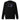 Front view of a solid-colored sweatshirt. A large graphic on the chest features an abstract collage of high-contrast, pixelated blocks and distorted shapes, creating a "glitch" effect. The design includes various technical icons such as a barcode and a "CAUTION" symbol.