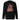 Back view of a solid-colored sweatshirt. A large, chaotic collage graphic on the upper back features a detailed line illustration of the character Sparkle from Honkai: Star Rail. The design is heavily layered with abstract brush strokes, graffiti-style Japanese text, and other technical elements.
