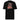 Back view of a solid-colored shirt. A large, chaotic collage graphic on the upper back features a detailed line illustration of the character Sparkle from Honkai: Star Rail. The design is heavily layered with abstract brush strokes, graffiti-style Japanese text, and other technical elements.