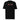 Front view of a solid-colored shirt. A graphic centered on the chest features the letters of the word "SPARKLE" stylized and scattered among abstract shapes, a line drawing of a mask, and small blocks of text.