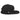 A side profile view of a solid-colored hat, showing the various embroidered emblems on the front and side, and the script monogram on the back.