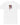 Front view of a solid-colored shirt. A vertical graphic on the chest resembles a distorted or dripping barcode, with small blocks of text integrated into the design.