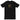 Front view of a solid-colored shirt. A small graphic on the chest features a high-contrast, crystalline shape with lines radiating from it to create a shattered glass effect. The design is layered over a patterned rectangular block.