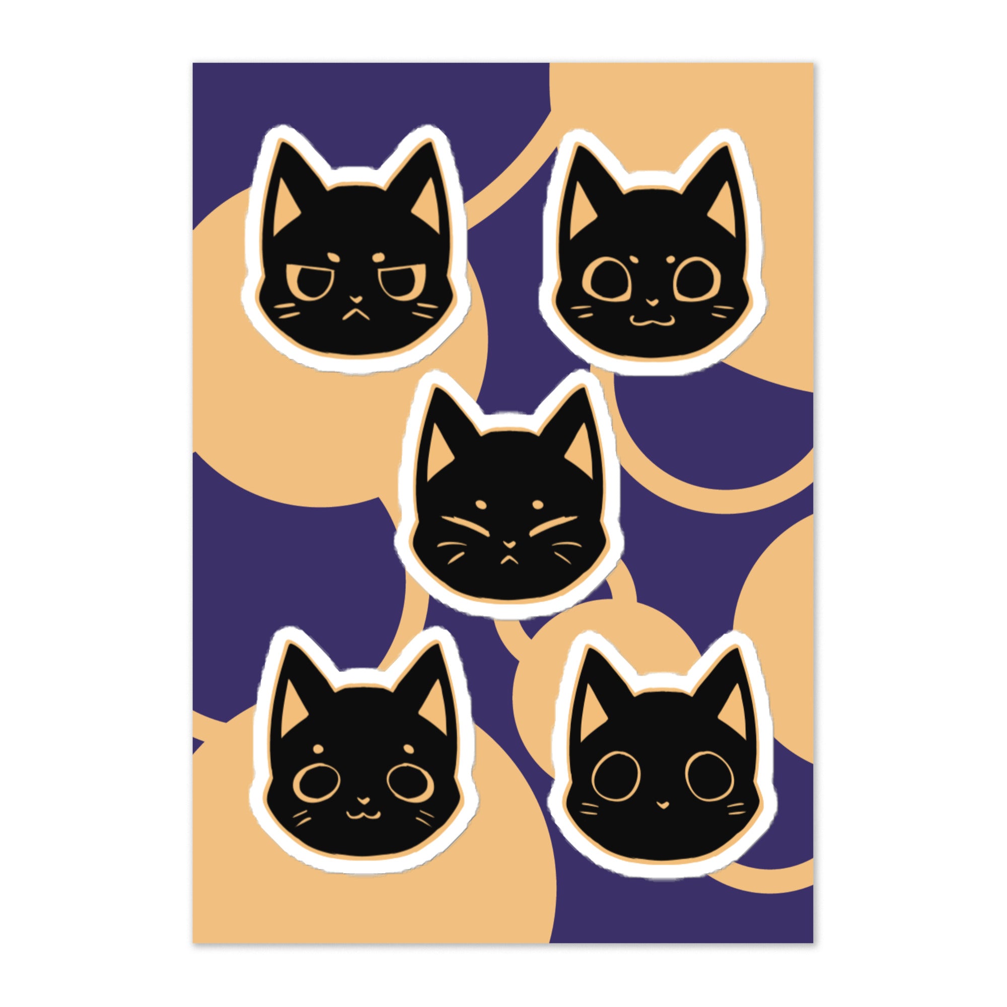 Daily meow • stickers - Jackler - anime-inspired streetwear - anime clothing