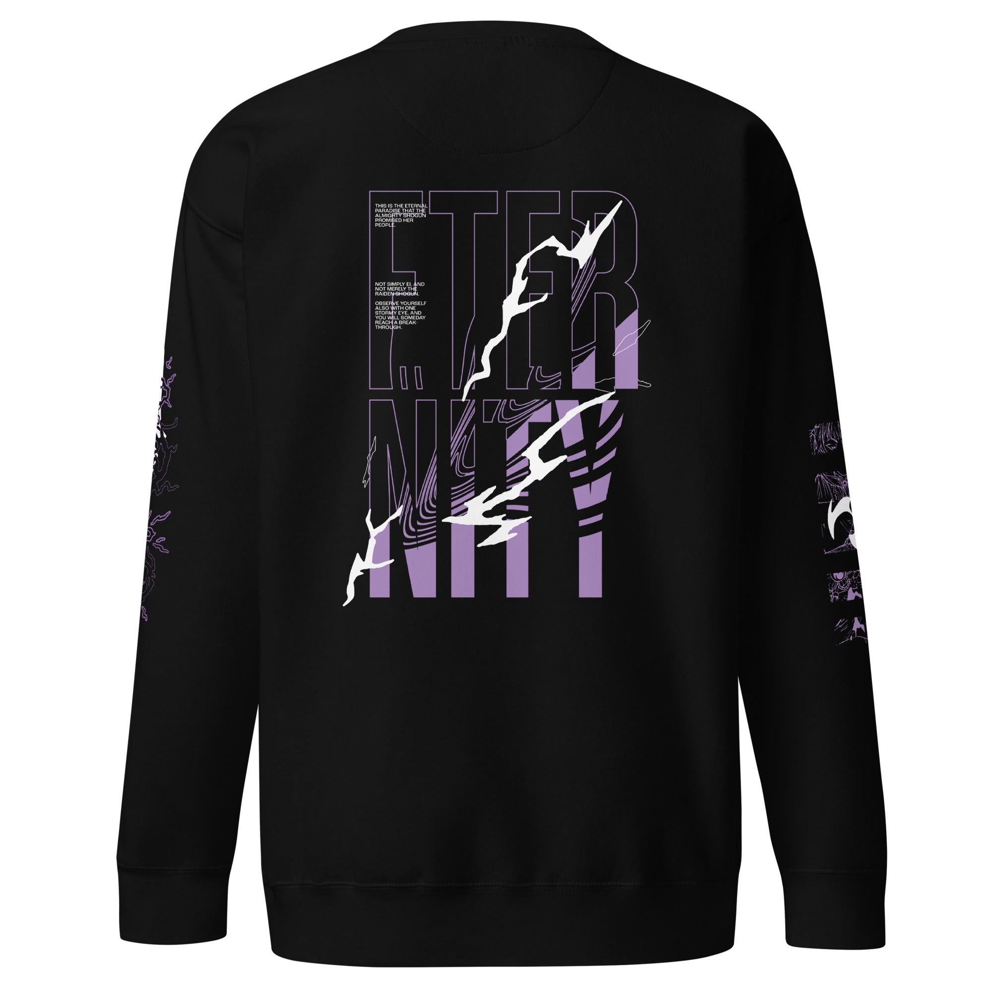 ETERNITY • sweatshirt - Jackler - anime-inspired streetwear - anime clothing