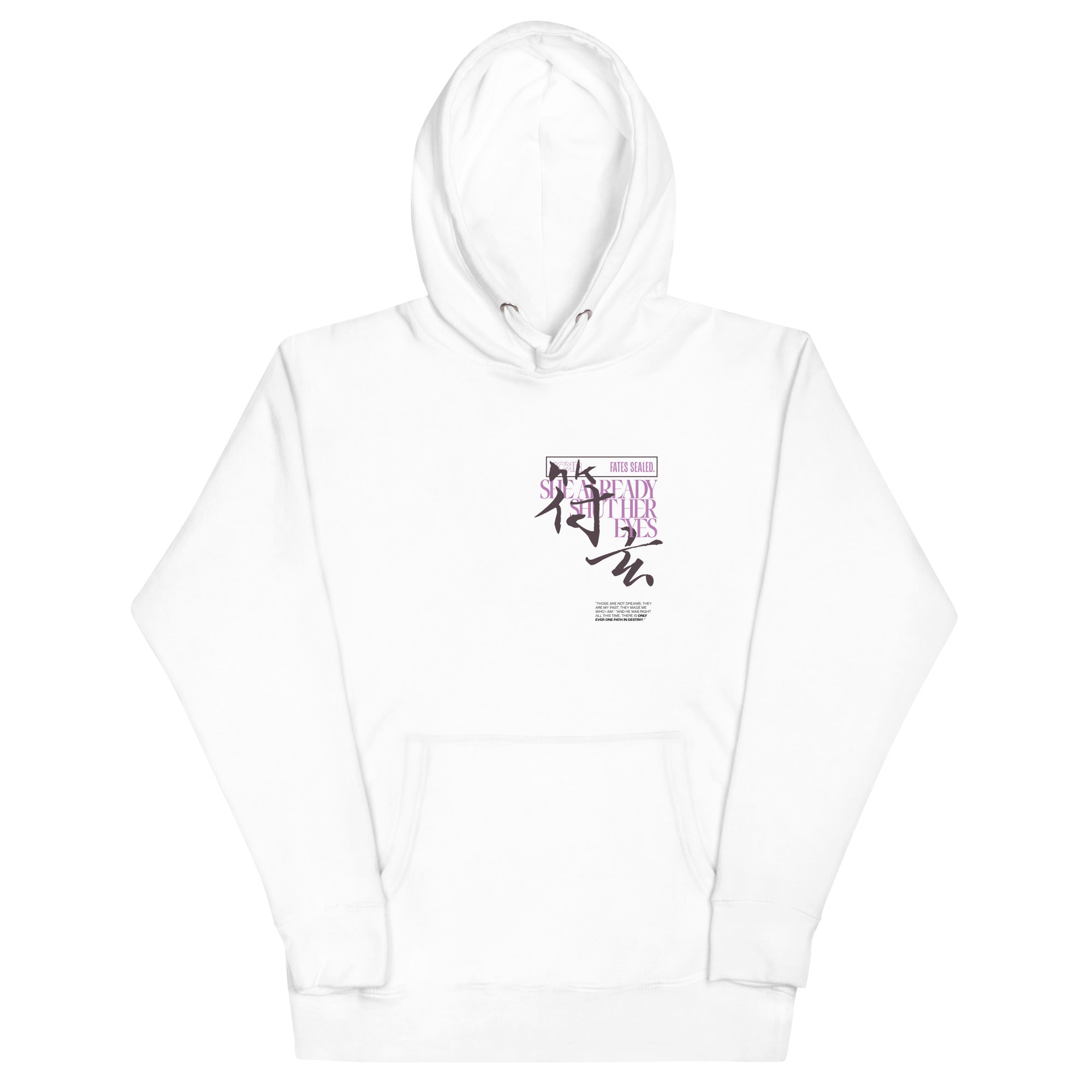 EYES CLOSED • hoodie - Jackler - anime-inspired streetwear - anime clothing