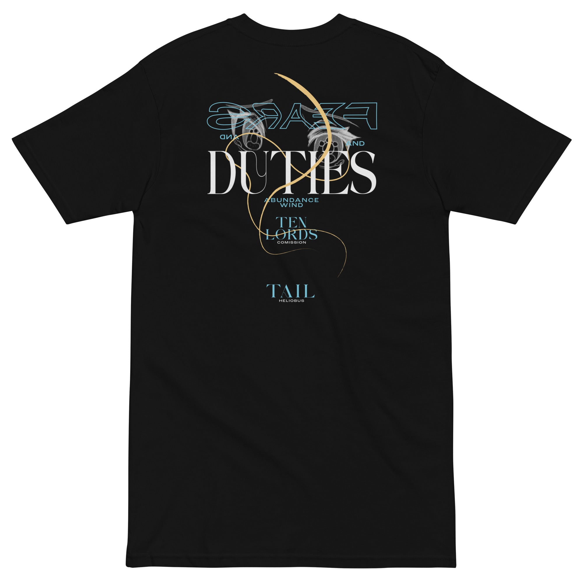 FEARS AND DUTIES • t-shirt - Jackler - anime-inspired streetwear - anime clothing