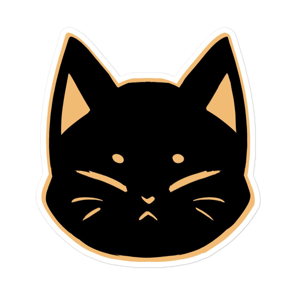 Sleepy Cat • sticker - Jackler - anime-inspired streetwear - anime clothing