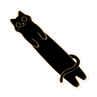 Stretch Cat • sticker - Jackler - anime-inspired streetwear - anime clothing